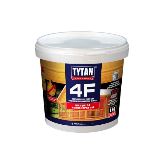 Tytan Impregnant Ignifug pentru Lemn 1kg Tytan Impregnant Ignifug pentru Lemn 1kg